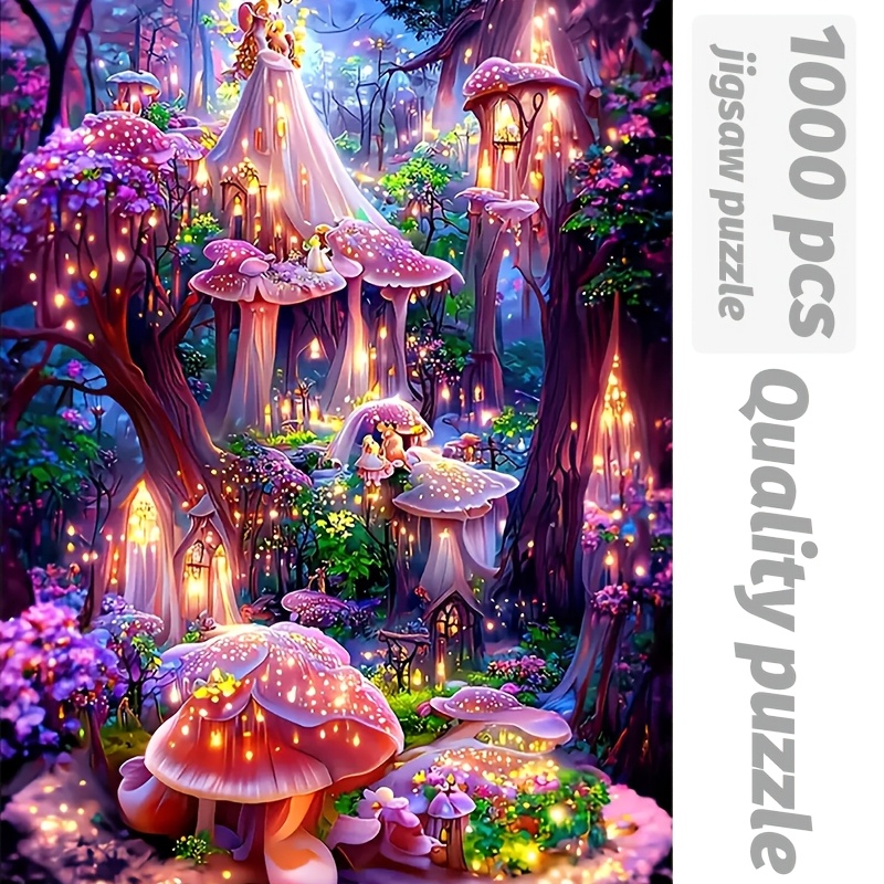 Jigsaw Puzzle Adult - 1000pcs Enchanted Forest Jigsaw Puzzle for