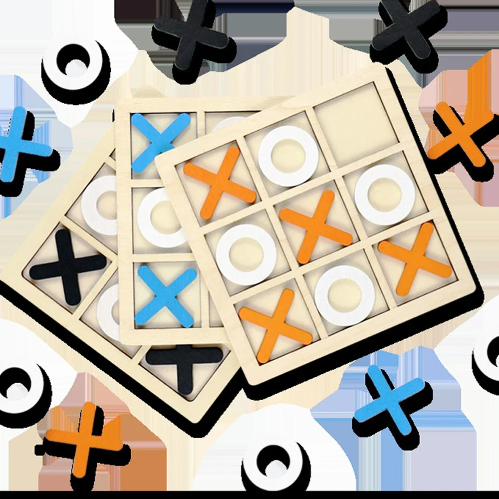 Wooden XO Tic Tac Toe Game Min - đánh giá và giá Board Game Word