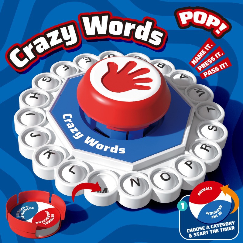 Crazy Words English Board Game - đánh giá và giá Board Game English For Kids