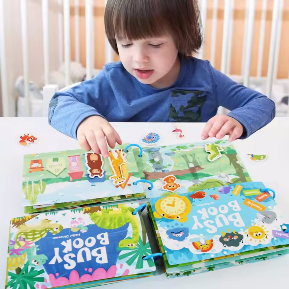 Busy Book Sticker Quiet Book f - đánh giá và giá Board Game English For Kids