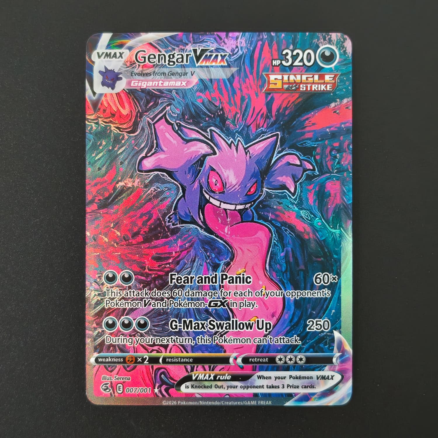 DIY Pokemon Gengar VMAX 007/00 - đánh giá và giá Board Game English