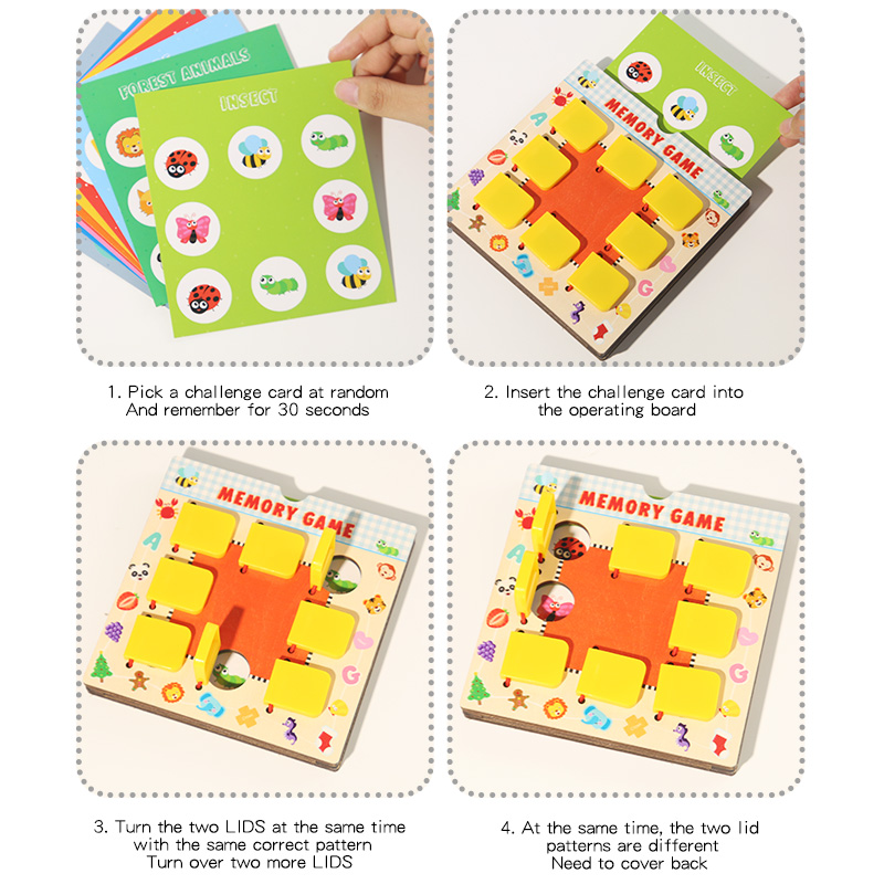 Wooden Memory Chess Toy For Ch - đánh giá và giá Board Game Word